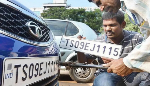 HSRP number plate for old vehicle